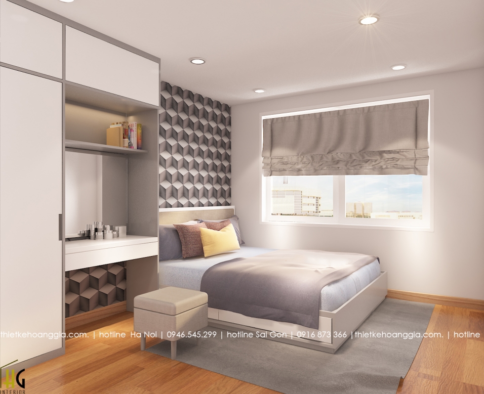 Masteri Thảo Điền에70m2아파트 인테리어를 디자인