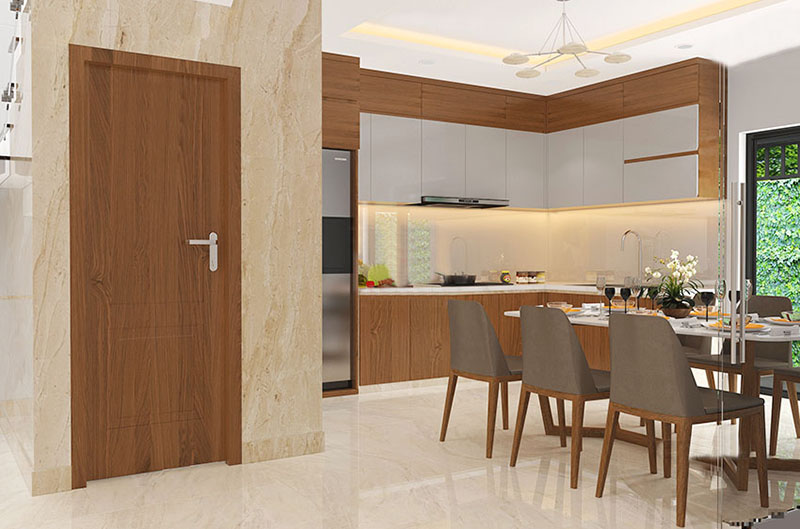 Không gian Phòng bếp nhà phố Thiết kế nội thất phòng bếp nhà phố đẹp
