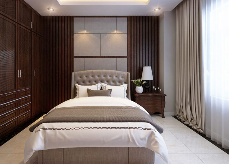 thiết kế nội thất nhà phố, hạng mục phòng ngủ